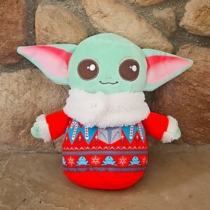 Star Wars Mandolorian Christmas Grogu, NWT